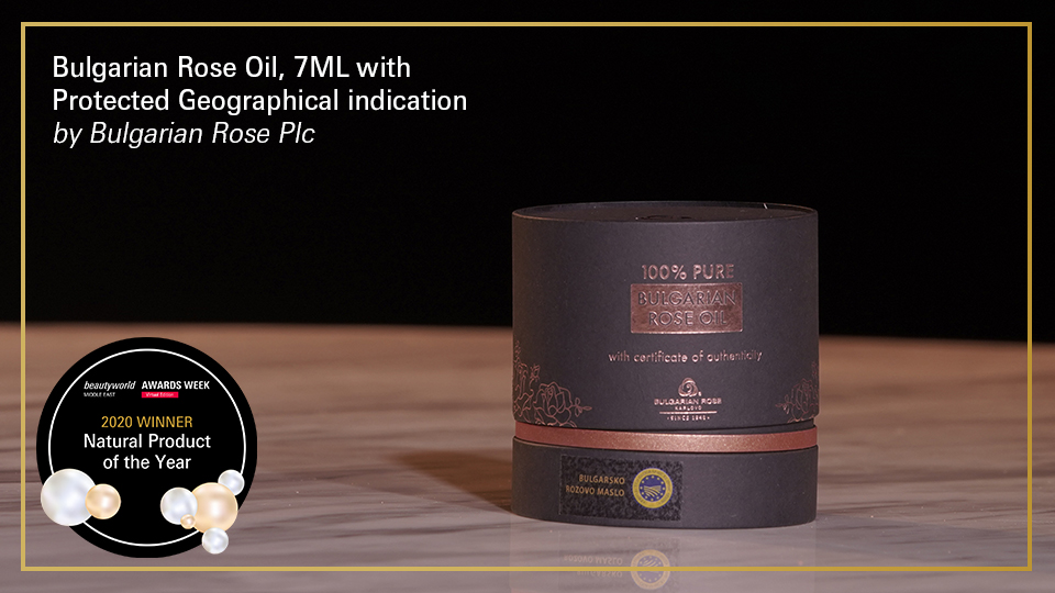 Beautyworld Middle East Awards Winner - Natural Product of the Year