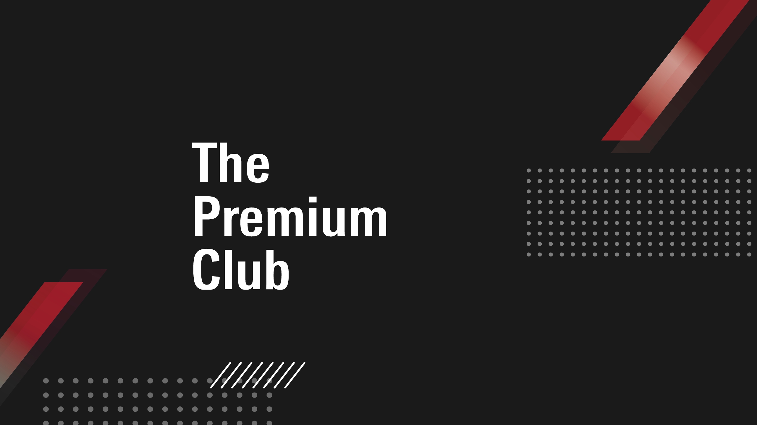 The Premium Club key visual