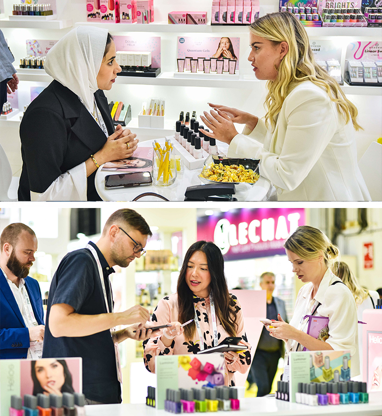 Beautyworld Middle East - Visitor and Exhibitors Interaction