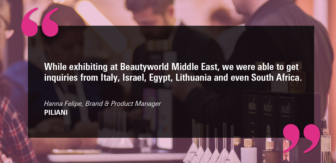 Beautyworld Middle East - Testimony of Hanna Felipe, Brand & Product Manager, Piliani