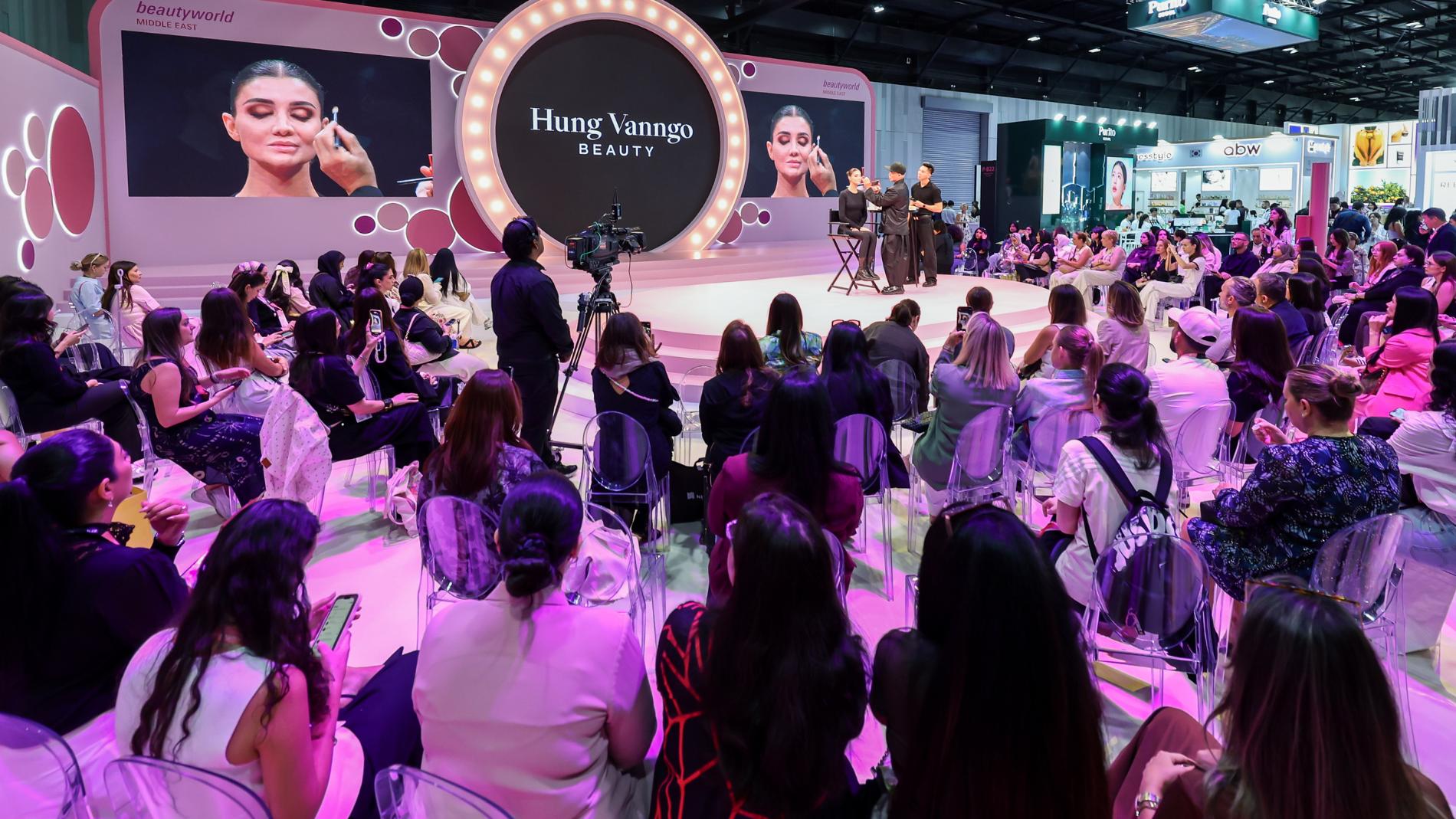 Hung Vanngo masterclass at Beautyworld Middle East