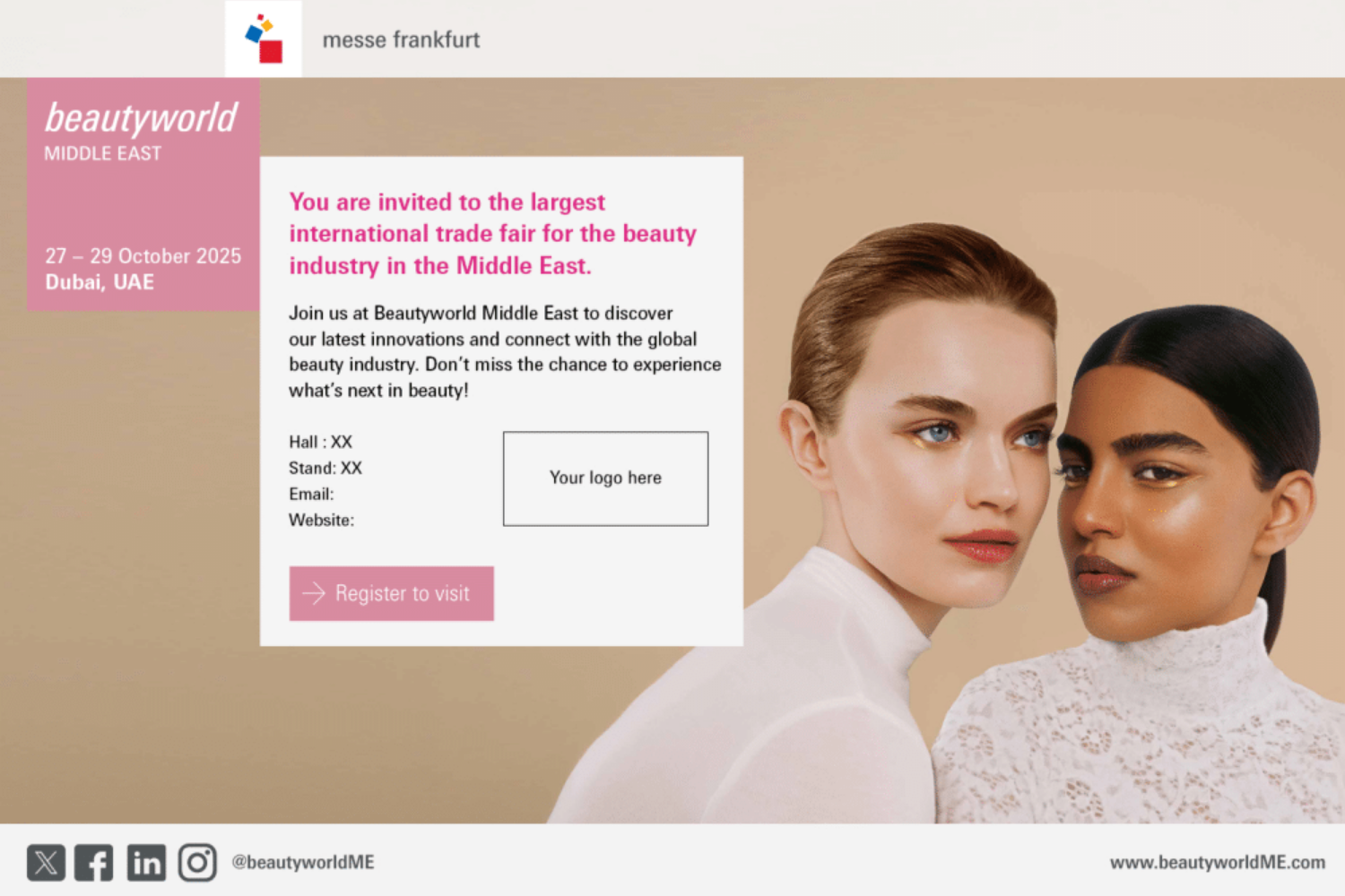 Beautyworld Middle East - Personalised E-card