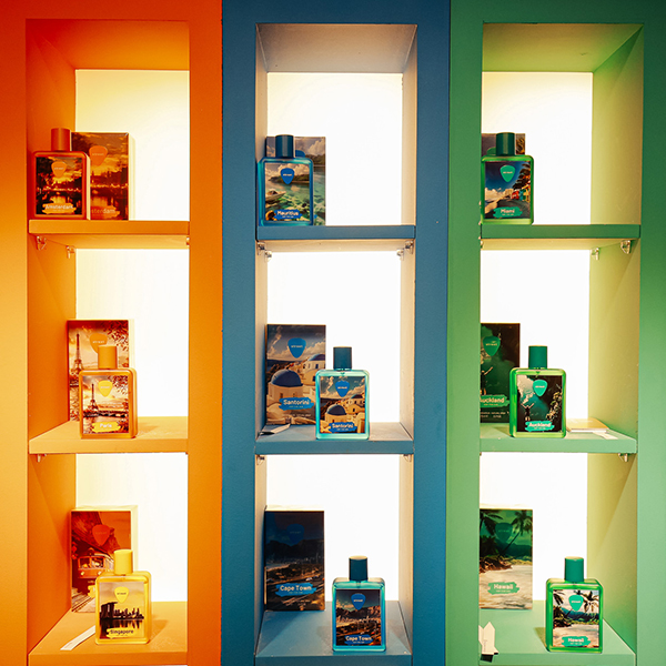 porducts display at Beautyworld Middle East