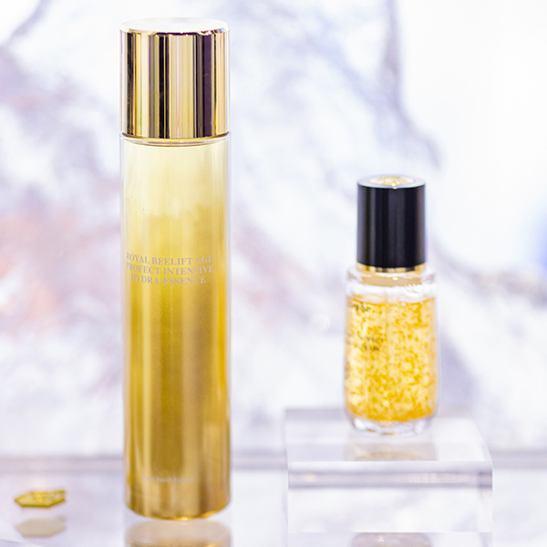 skincare porducts display at Beautyworld Middle East